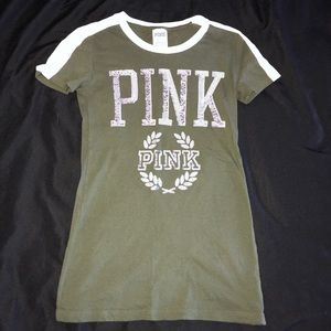 Vs Pink sequin shirt